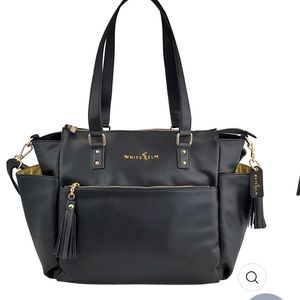 White elm covetable black backpack